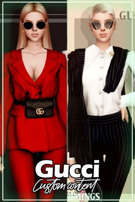 karzalee gucci jacket sims 4|sims 4 Gucci cc cheats.